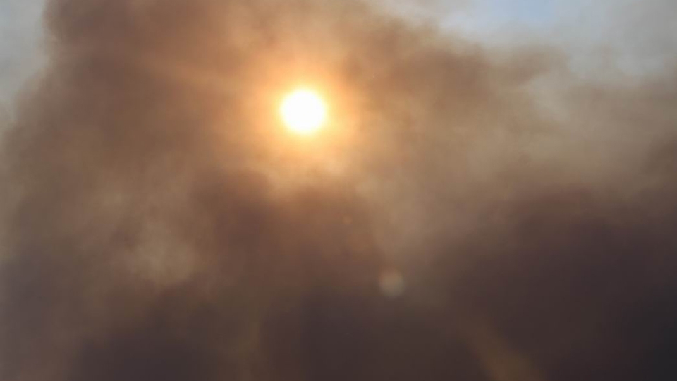 Крупный пожар в Лебедево тушили четыре часа