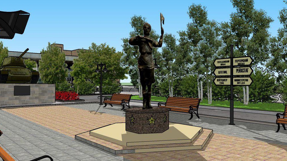 В Марксе установят памятник регулировщице Победы Марии Лиманской