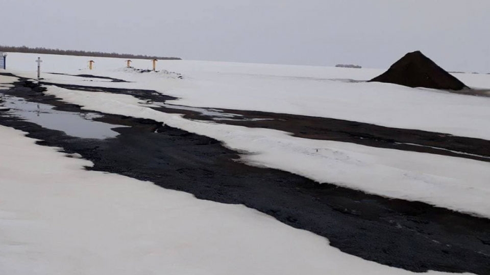МЧС о прорыве нефтепровода в Саратовской области: 