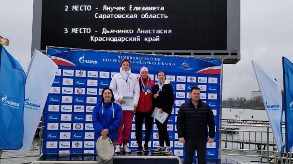 Энгельсские байдарочники выиграли четыре медали чемпионата и Кубка России
