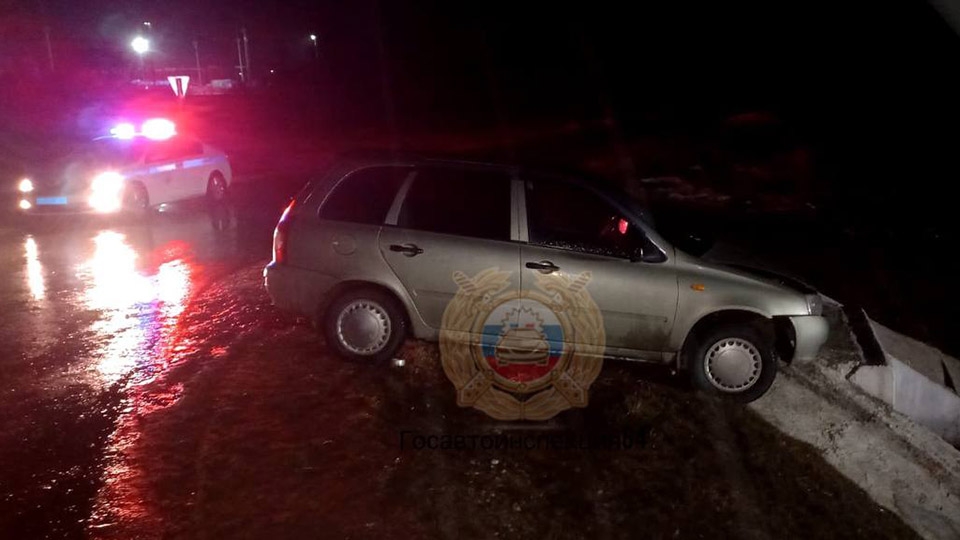 В Гагаринском районе пострадал водитель 