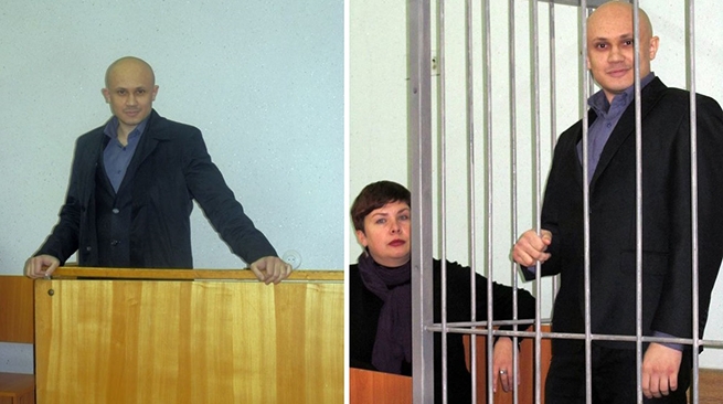 Молодогвардеец и "общественник" Андрей Абдулин на суде по делу о мошенничестве
