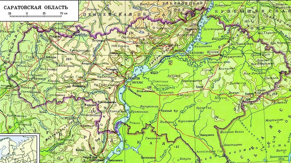 Почти половина границ Саратовской области внесена в ЕГРН